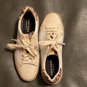 Cole Haan Proseries - Sz 6.5 Cream/white/leopard